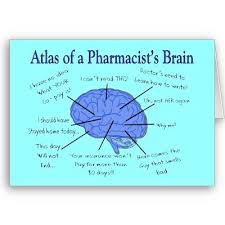 Funny Pharmacist S Brain Gifts Card Zazzle Com Pharmacist Pharmacist Quote Pharmacy Gifts
