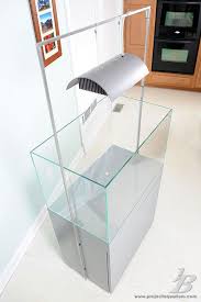 Planted Aquarium Tank Articles How To Make An Ada Style Light Stand With Stainless Steel Led Aquarium Lighting Aquarium Lighting Aquarium Design