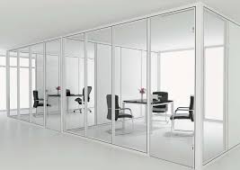 Sapphire 8 H Modular Office Floor To Ceiling Glass Panel Office Interior Design Office Furniture Modern Glass Wall Systems
