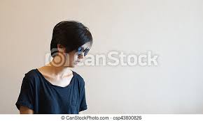 Short hipster haircuts are getting more in fashion now. Short Hair Cool Asian Woman With Hipster Look Wearing Casual Shirt And Sunglasses Canstock