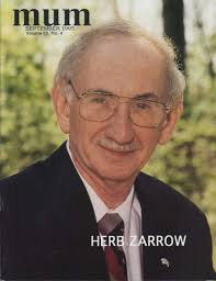 Herb Zarrow collection 6 items with an autographed postcard from Fechters  2001