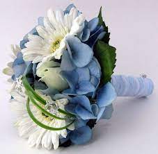 Daisy wedding wedding wedding flowers project wedding flower arrangements daisy wedding flowers gerber daisies blush roses gerbera wedding bouquets bridal bouquet bridesmaid bouquets silk | etsy. Pin By Laura Karolus On Future Wedding Things Blue Wedding Bouquet Blue Wedding Flowers Flower Bouquet Wedding