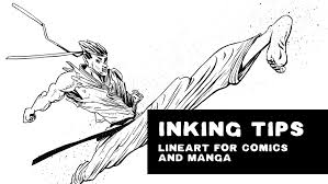 This drawing tutorial is the only one. Inking Tips Line Art For Comics And Manga By Dropthedrawings Clip Studio Tips