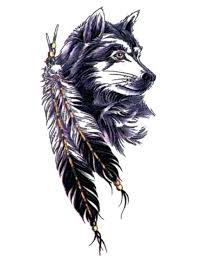 Howling Wolf Tattoo With Feather Google Search Howling Wolf Tattoo Wolf Tattoo Design Wolf Tattoo