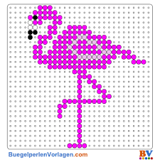 Flamingo Klein Bugelperlen Vorlage Auf Buegelperlenvorlagen Com Kannst Du Eine Grosse Auswahl An Bugelperl Bugelperlen Bugelperlen Vorlagen Basteln Bugelperlen