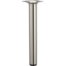 Pied De Meuble Cylindrique Fixe Acier Brosse Gris 15 Cm Leroy Merlin Pied Meuble Acier Gris
