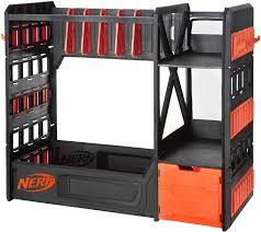 Shop with afterpay on eligible items. Amazon Com Nerf Elite Blaster Rack Storage For Up To Six Blasters Including Shelving And Drawers Accessories Orange And Black Amazon Exclusive Toys Games