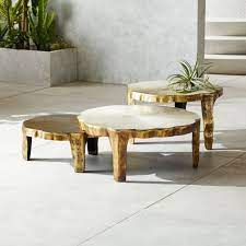 The modern angles paired with minimalist design give this set a contemporary look perfect for any casual or modern farm st Lilly 3 Piece Nesting Table Set Reviews Cb2
