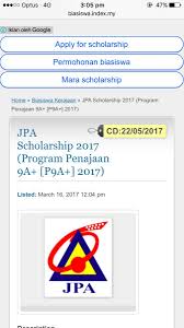 Beragam pilihan beasiswa 2021 masih tersedia untuk bisa anda ikuti. Koko On Twitter Jpa Scholarship 2017 Untuk Lepasan Spm Yang Mendapat 9a Https T Co Cvf6gxbhy8