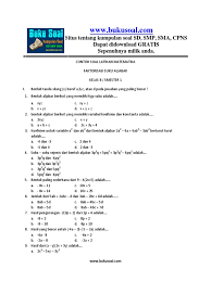 Check spelling or type a new query. Contoh Soal Latihan Matematika Faktorisasi Suku Aljabar Kelas 8 Smp