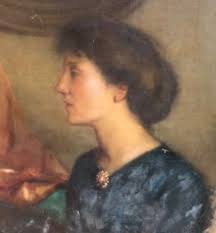 Charles Ricketts & Charles Shannon: 560. Charles Shannon and the Seated Lady