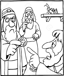 On each of the following pages, you will find an image of one famous work of art. Coloring Page Of Jesus Answering Pharisees Royalty Free Cliparts Vectors And Stock Illustration Image 126873835