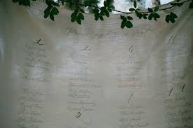 Outdoor Linen Seating Chart For Wedding Reception At
