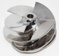 Stainless Steel 4 Blade V6 Impeller 7-7/8"