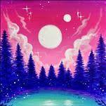 Dreamy Lake Night - BLACKLIGHT
