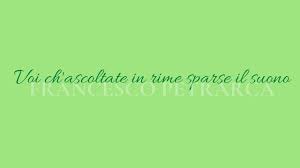 Voi ch'ascoltate in rime sparse il suono. Voi Ch Ascoltate In Rime Sparse Il Suono Francesco Petrarca Youtube