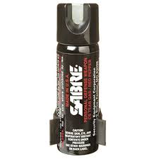 Sabre 3in1 Pepper Spray Advanced Police Strength With Glowinthedark Actuator And Wall Mount Clip 25 Oz Pepper Spray Home Protection Spray