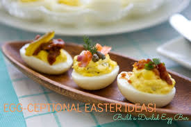 Easy Entertaining How To Make A Deviled Egg Bar Martie Duncan Food Network Recipes Deviled Eggs Food
