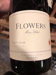 Located just 2 miles from the pacific ocean rugged cliffs at elevations ranging from 1150 to 1875 feet, there sits a gem flowers vineyard & winery. 2012 Flowers Pinot Noir Moon Select Usa California Sonoma County Sonoma Coast Cellartracker