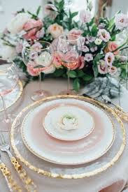 Beautiful Table Setting For A Tea Party Teatime Gold Place Setting Wedding Beautiful Table Settings Pink Table