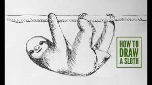 Learn how to draw step by step in a fun way!come join and follow us to learn how to draw. How To Draw A Sloth Youtube