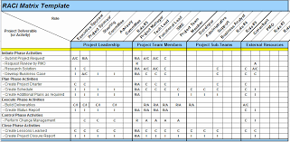 40 Raci Matrix Template Excel Markmeckler Template Design