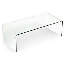 Anchor the living room with a modern coffee table. Tangkula Glass Coffee Table 42 5 L 20 W 14 H Acrylic Coffee Table Clear Tempered Glass Coffee Table International Occasion Tea Table Waterfall Table With Rounded Edges Clear Glass Pricepulse
