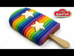 طين اصطناعي العاب عجين الصلصال تشكيل صلصال للاطفال ايس كريم بالوان ق paper crafts diy kids paper crafts diy paper crafts