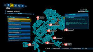This is first picked up in the meridian metroplex area . Borderlands 3 Lectra City Challenges Map Guide Polygon