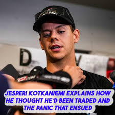 Last week, some insiders posted that Kotkaniemi was involved in the  blockbuster Mikko Rantanen trade. And so the forward thought he was gone.  Full story: