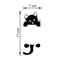 Weekly Deal Cat Wall Stickers Light Switch Decor Decals As Show Em 2021 Adesivos De Parede Quarto Decoracao De Gato Adesivos De Gato