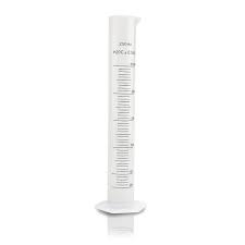 Plastic Graduated Cylinder Beaker 250ml Science Measuring Cylinder Test Tube Flask 250 Ml 2 Sided Marking Black And Raised Graduation Lines Pour Spout Amazon Com Industrial Scientific
