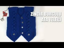 Zincir Orgulu Ata Cocuk Cepken Yapimi Nazarca Com Bebek Elbisesi Orgu Moda Bebekleri