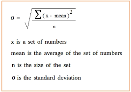 Standard deviation calculator this calculator allows you to quickly calculate the standard deviation, variance, mean, and sum of a given data set. Standard Deviation Formula