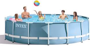 Start playing for free now. Amazon Com Intex 15 X 33 Prism Frame Above Ground Swimming Pool Set With Pump 28721eh Garden Outdoor