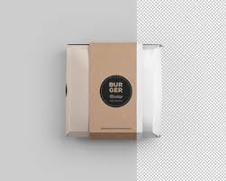 Burger Box Mockup Burger Box Branding Design Packaging Box Packaging