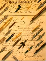 This Large Postcard Is Number One Is A Series About Antique Writing Accessories Published By Philip Poole London Calligraphy Pens Pen Nib Writing Accessories