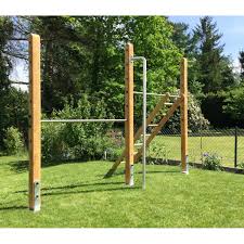 Hochwertiges stabiles turnreck aus stahl zum aufstellen im garten. Doppel Turnreck Reckstangen Fur Ihre Kinder Im Garten