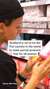 Scotland is making #period products free for all #women #scotland #uk  #health #sanitary #girls #school #university #periods #periodproblems