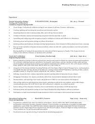 resume for system integration design