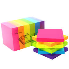 Our colorful sticky notes come with six bright neon rainbow colors including pink, yellow, orange, green, blue, and rose. Vanpad Sticky Notes 3x3 Inches 100 Sheets Pad 12 Pads Pack Bright Colors Self Stick Pads Buy Online In Indonesia At Desertcart Id Productid 47791543