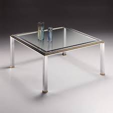 Free delivery and returns on ebay plus items for plus members. Square Coffee Table In Chrome Plated Brass And Glass With Bevel Idfdesign