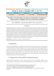 Negara maju adalah sebutan untuk negara yang menikmati standar hidup yang relatif tinggi melalui teknologi tinggi dan ekonomi yang merata. Pdf The Effect Of Project Based Learning In Teaching Efl Vocabulary To Young Learners Of English The Case Of Pre School Children