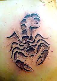 3d Scorpion Tattoo For Men Style Black And Gray Color Black Tags Creative 3d Great Scorpion Tattoo Scorpio Tattoo Scorpion Tattoo Design