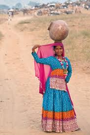 Indian Rural Woman In A Gorgeous Dress India Culture Indian Indian Women