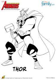 coloriage avengers thor desenhos infantis para pintar desenho de crianca gratuit pour les enfants