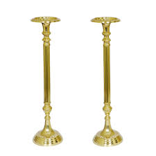 Now that your candle is ready, your work center is probably messy. Set Of 2 Sanctuary Candle Stands Brass 24 Inches Set Of 2 Sanctuary Candle Stands Brass Metal Gold Tone Brass Polish 24 Inches Tall With 1 Inch Holder
