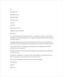 Free 6+ Sample Letter Of Resignation In Ms Word | Pdf