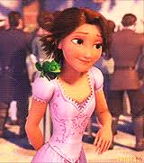 Brown hair is the natural hair color of princess rapunzel that she has gotten from her biological mother, queen arianna, had she not inherited the yellow sundrop flower's heavenly magic. Tangled Tumblr