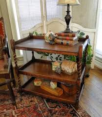 Antique English Oak Barley Twist Tea Trolley Cart Table Bar Server This Is The Surprise You Better Like It Barley Twist Furniture Furniture Decor